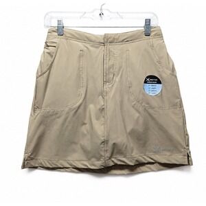 Arctix Skort Small Khaki‎ Tan Hiking Active Outdoor Athletic Skirt 17" Pocket